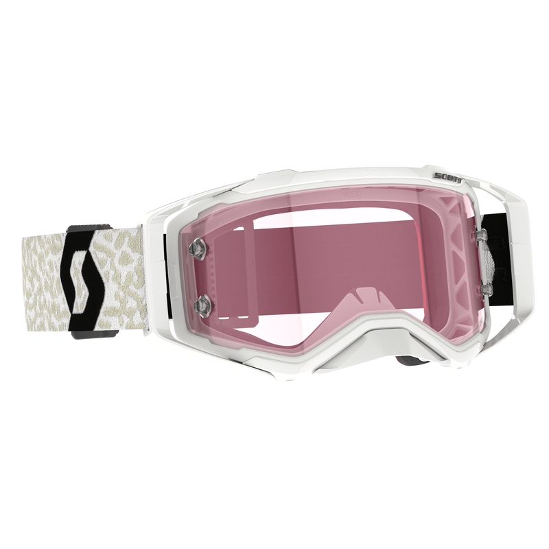 Gafas de motocross Scott Prospect AMP blanco-negro-rosa