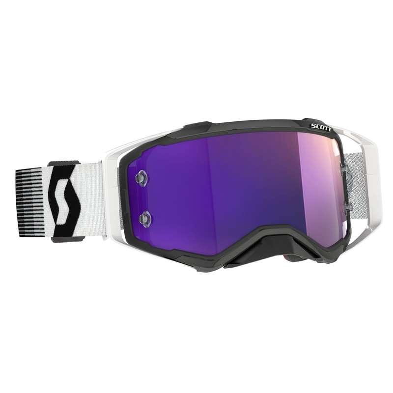 Gafas de motocross Scott Prospect CH Premium negro-blanco-morado