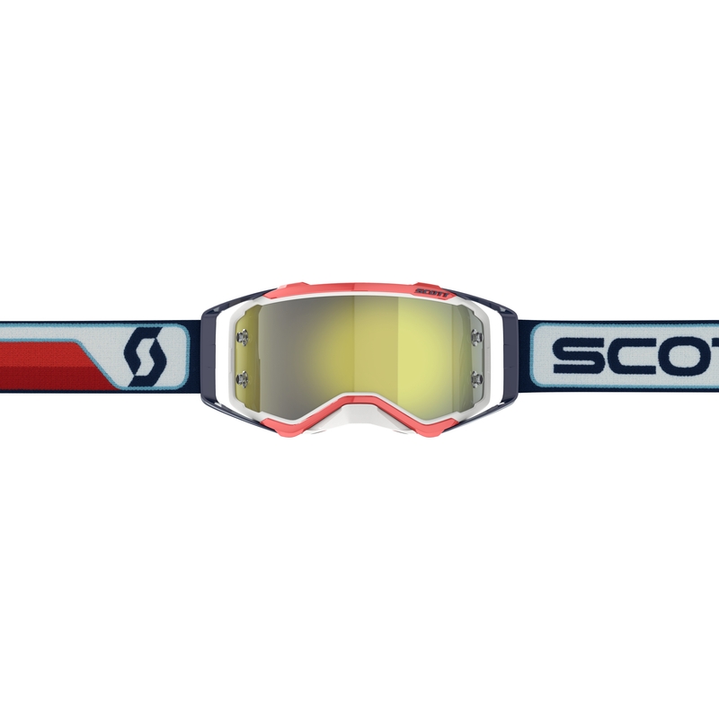 Gafas de motocross Scott Prospect CH rojo-blanco-amarillo