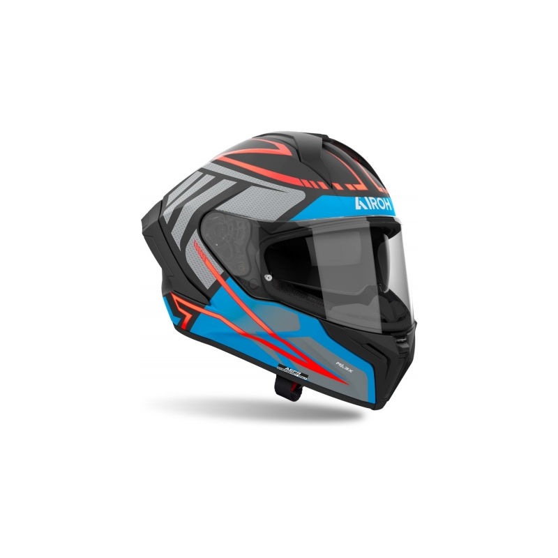 Casco integral de moto Airoh Matryx Rider azul oscuro mate