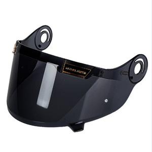 Plexi MT-V-32 Max Vision para cascos Jarama/Jarama SV oscuro con detalles dorados