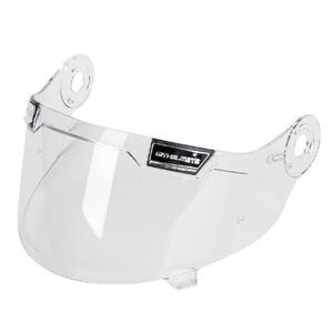 Plexi MT-V-32 Max Vision para cascos Jarama/Jarama SV transparente con detalles plateados