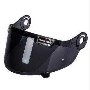 Plexi MT-V-32 Max Vision para cascos Jarama/Jarama SV oscuro con detalles plateados