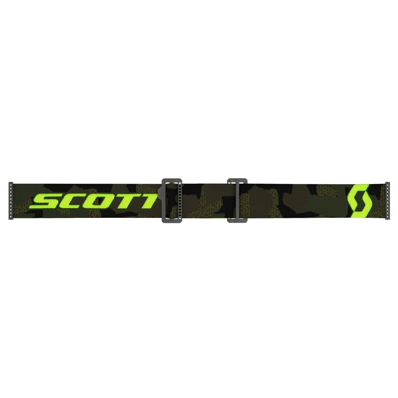 Gafas de motocross Scott Prospect LS caqui-amarillo fluo-gris claro