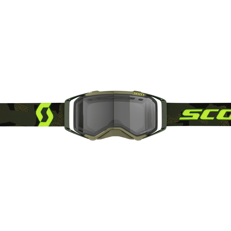 Gafas de motocross Scott Prospect Enduro LS caqui-amarillo fluo-gris