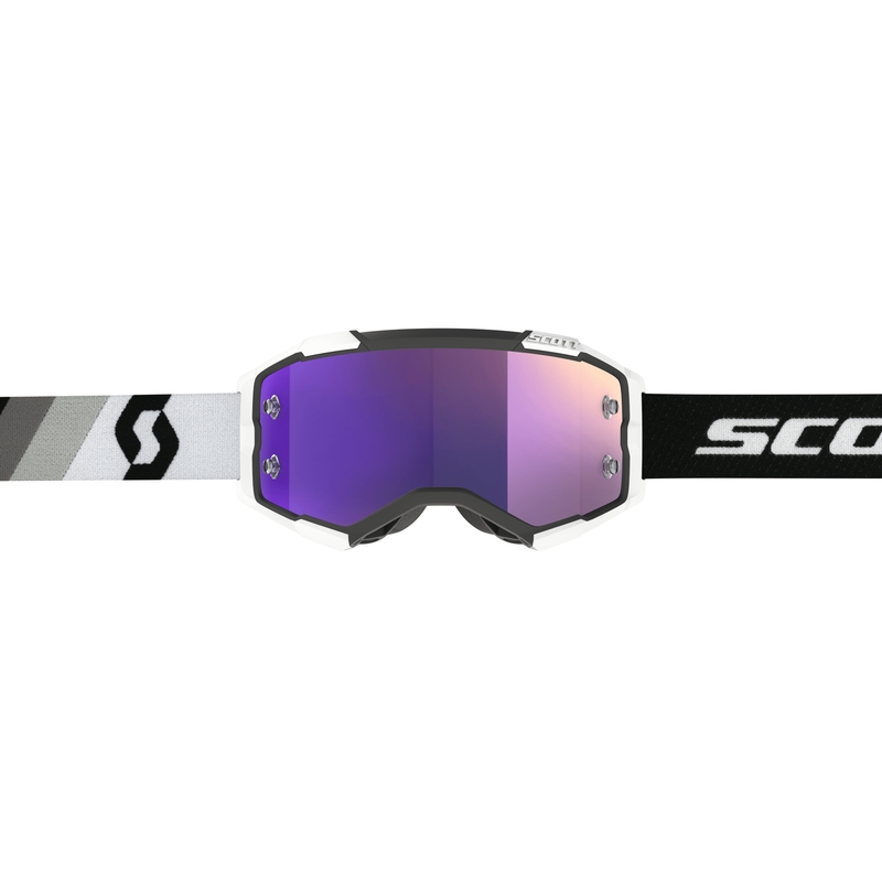 Gafas de motocross Scott Fury CH Premium negras, blancas y moradas