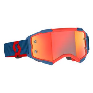Gafas de motocross Scott Fury CH azul-rojo-naranja