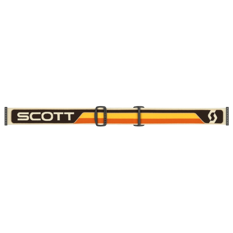 Gafas de motocross Scott Fury CH marrón-beige-amarillo