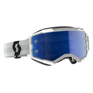Gafas de motocross Scott Fury CH blancas y azules