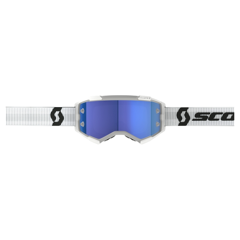 Gafas de motocross Scott Fury CH blancas y azules