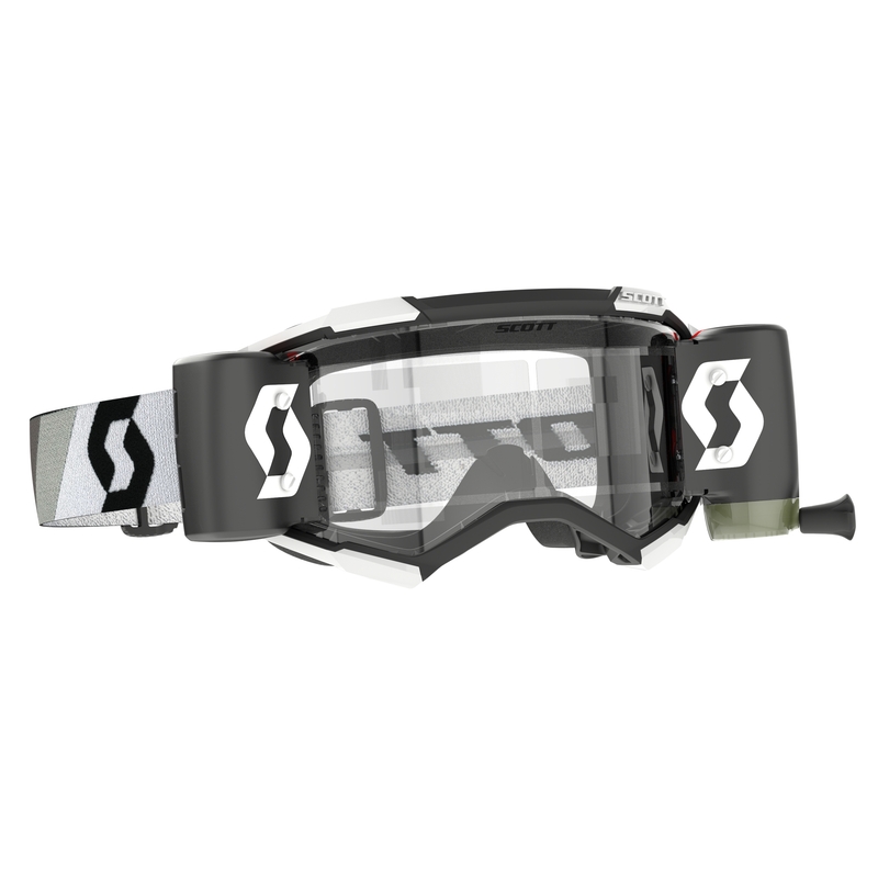 Gafas de motocross Scott Fury WFS Premium blancas y negras