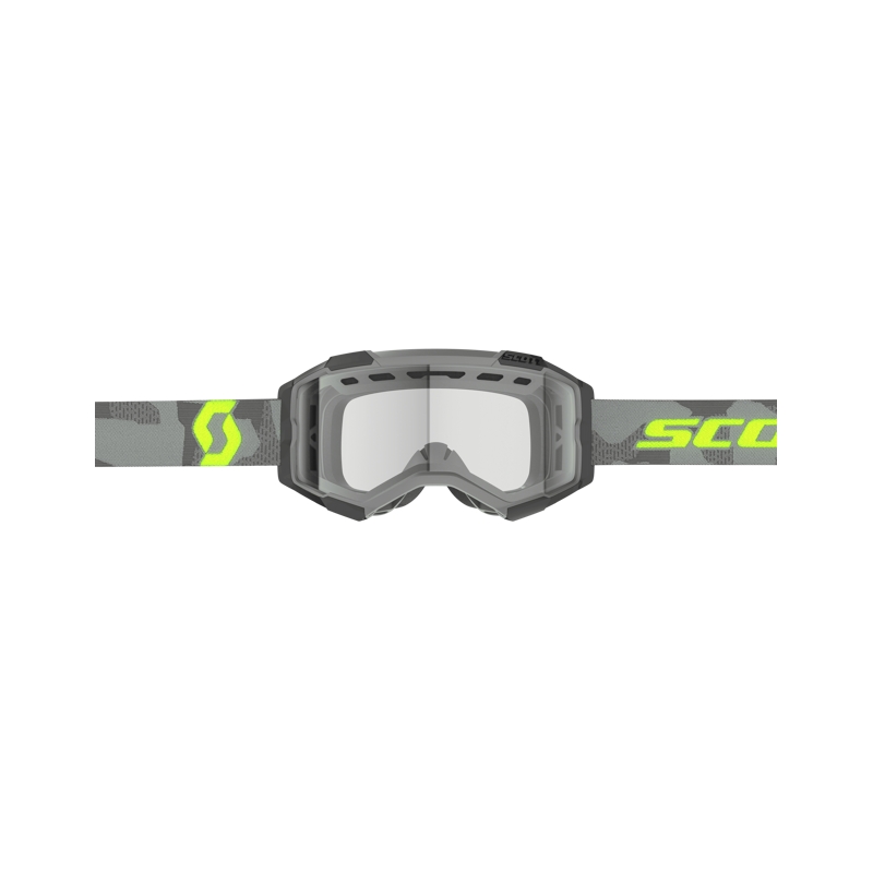 Gafas de motocross Scott Fury Enduro gris-amarillo fluo