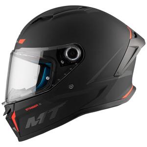 Casco de moto integral MT Stinger 2 Solid negro mate