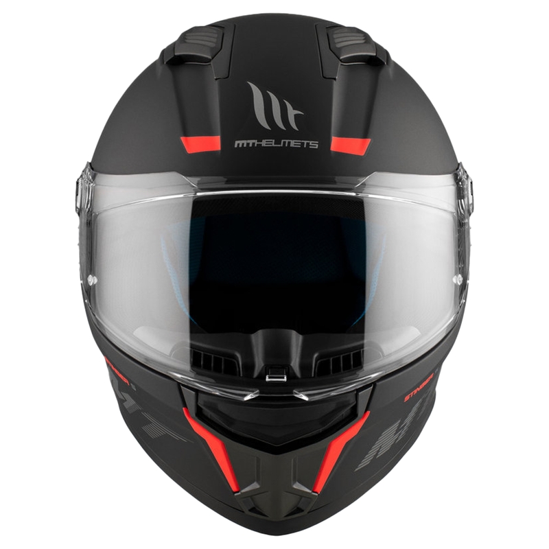 Casco de moto integral MT Stinger 2 Solid negro mate