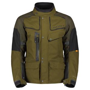 Chaqueta de moto SCOTT VOYAGER DRYO negro-marrón-oliva