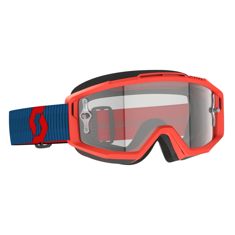 Gafas motocross SCOTT Split OTG azul-rojo fluo