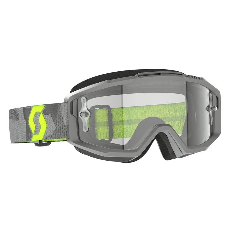 Gafas motocross SCOTT Split OTG gris-amarillo fluo