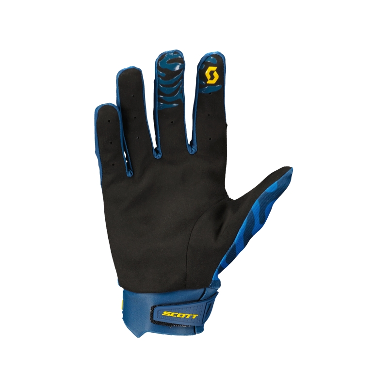 Guantes de motocross para niños SCOTT Evo Prospect púrpura-azul