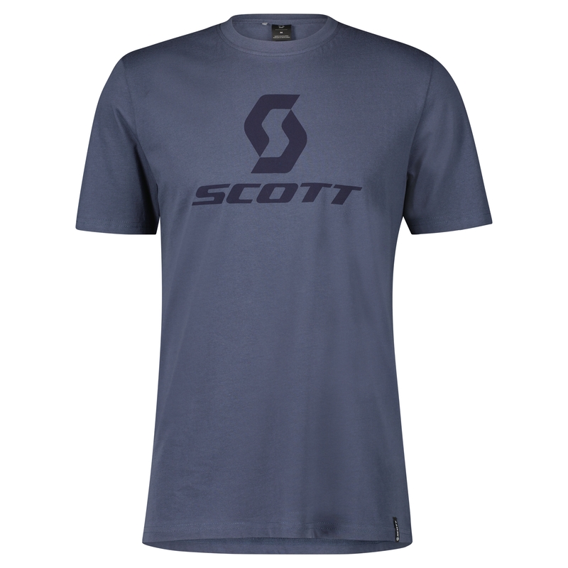 Camiseta SCOTT ICON azul metalizado