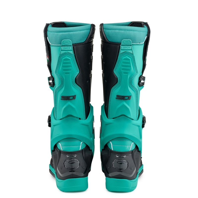 Botas de moto SiDi Crossair negras y menta
