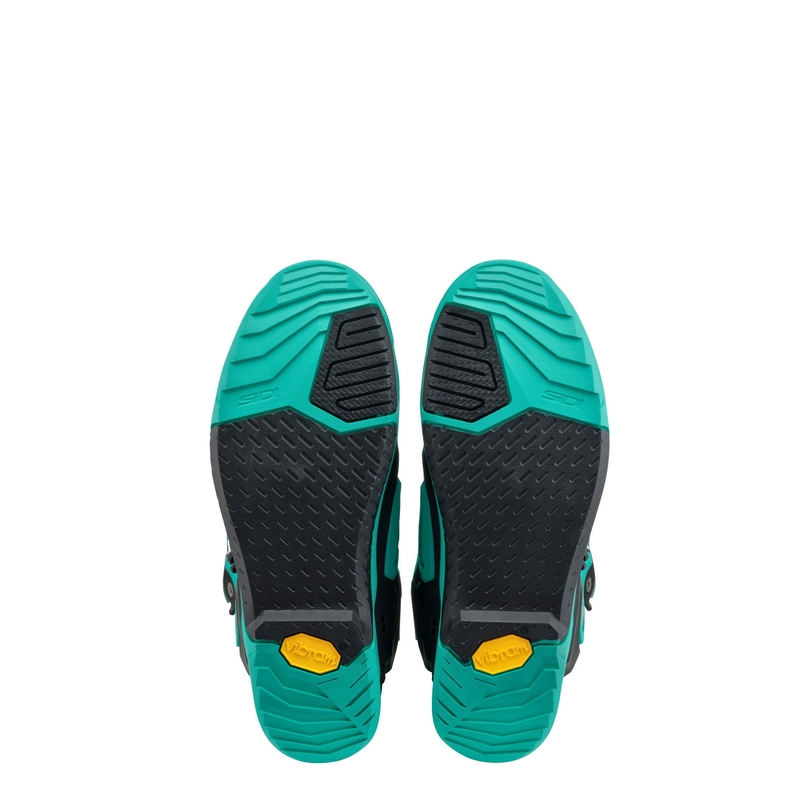 Botas de moto SiDi Crossair negras y menta