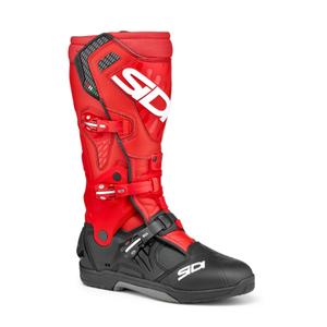 Botas de moto SiDi Crossair negras y rojas