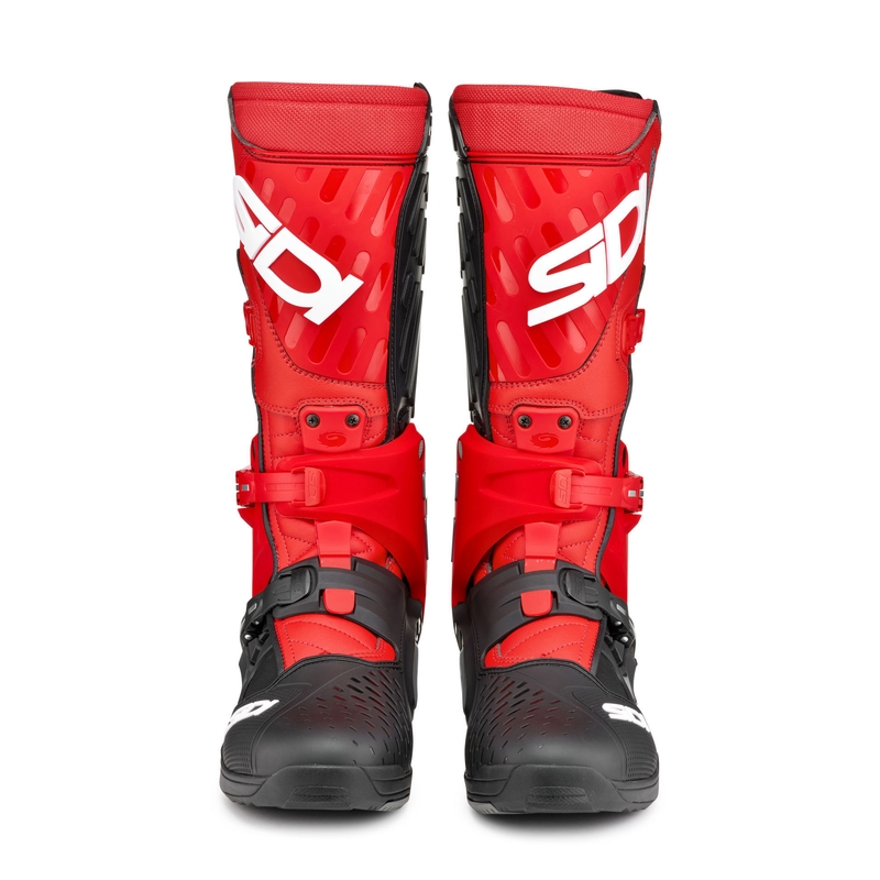 Botas de moto SiDi Crossair negras y rojas