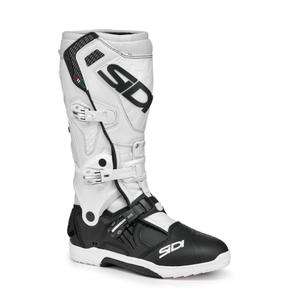 Botas de moto SiDi Crossair blancas y negras