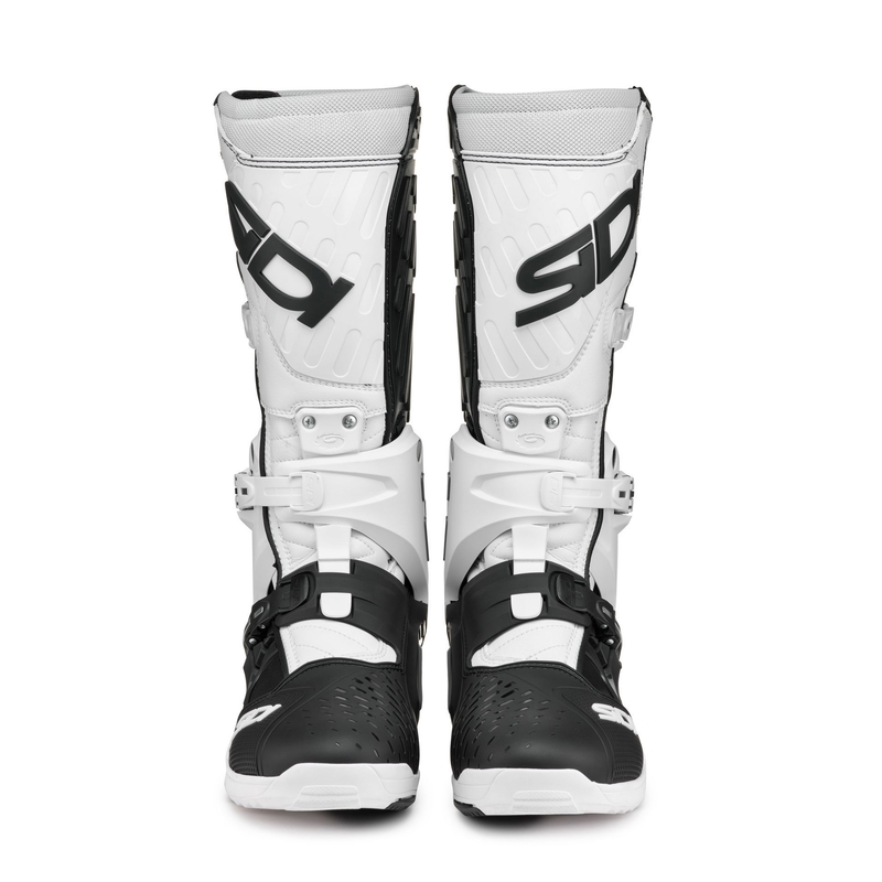 Botas de moto SiDi Crossair blancas y negras