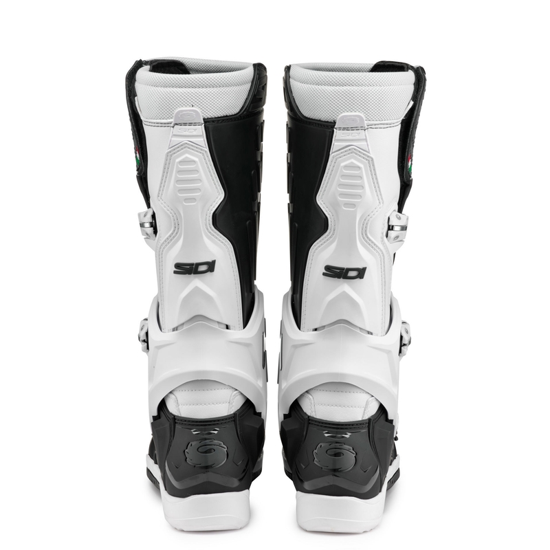 Botas de moto SiDi Crossair blancas y negras