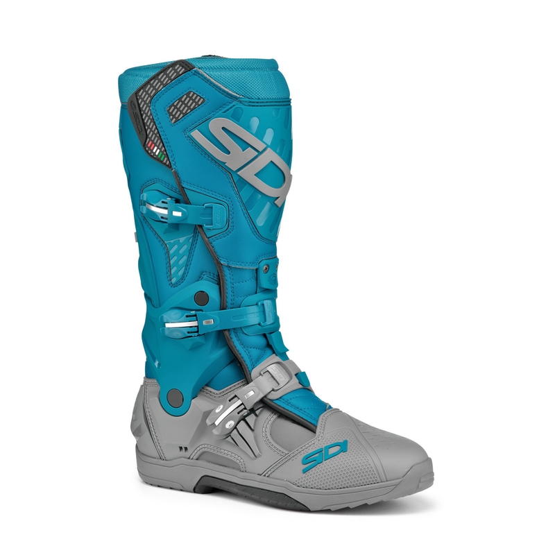 Botas de moto SiDi Crossair gris-azul