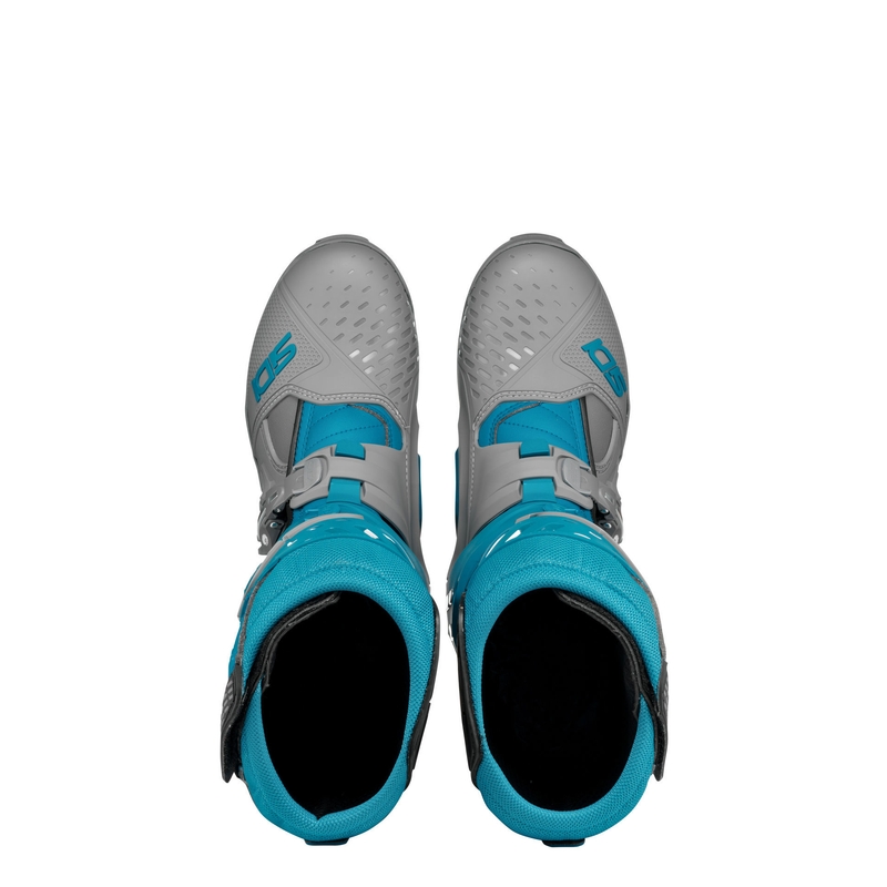 Botas de moto SiDi Crossair gris-azul