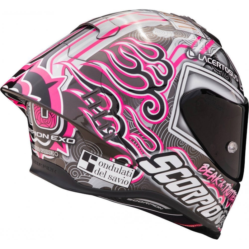 Casco integral de moto SCORPION EXO-R1 FIM Racing #1 AIR CANET Aron Canet