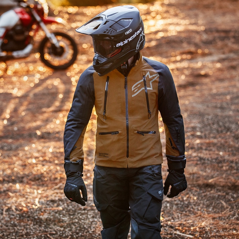 Chaqueta de moto Alpinestars Hyde XT Drystar XF negro arena