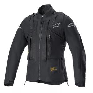 Chaqueta de moto Alpinestars Techdura negra reflectante
