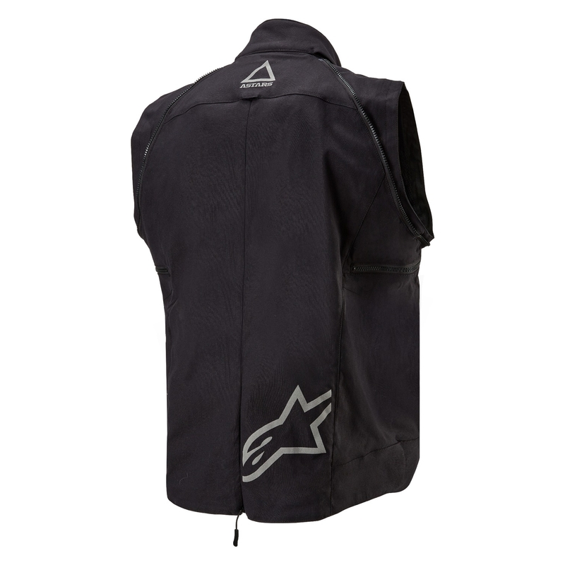 Chaqueta de moto Alpinestars Techdura negra reflectante