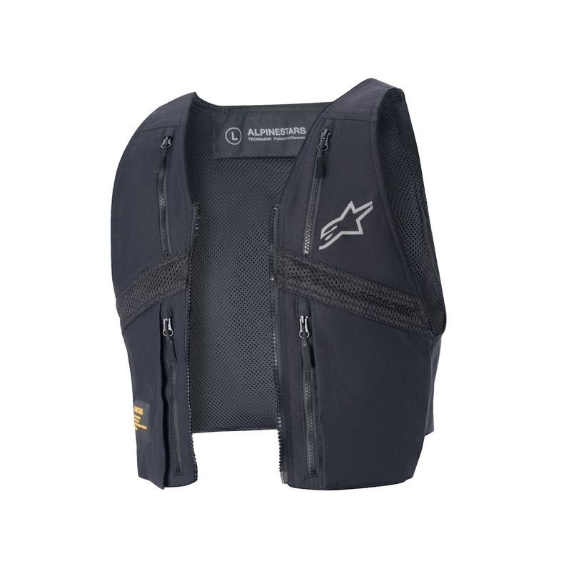Chaqueta de moto Alpinestars Techdura negra reflectante