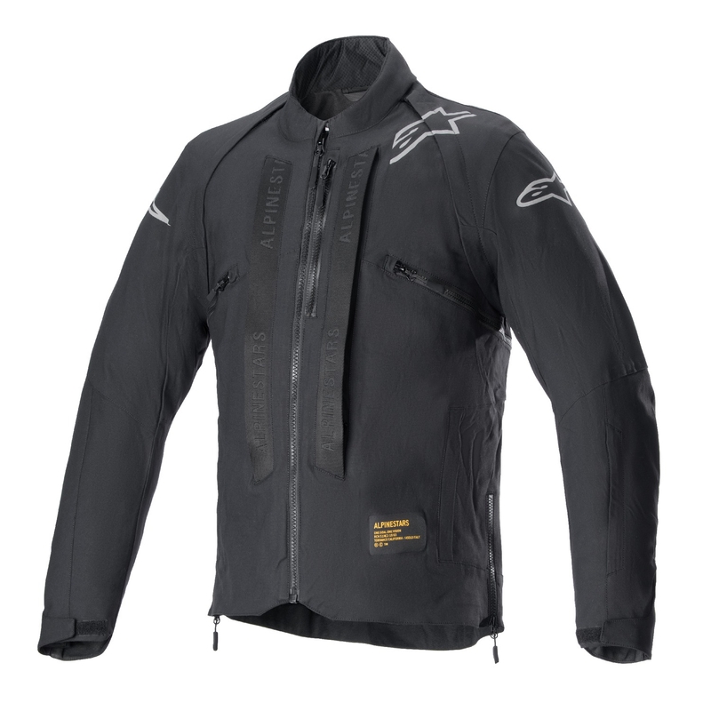 Chaqueta de moto Alpinestars Techdura negra reflectante