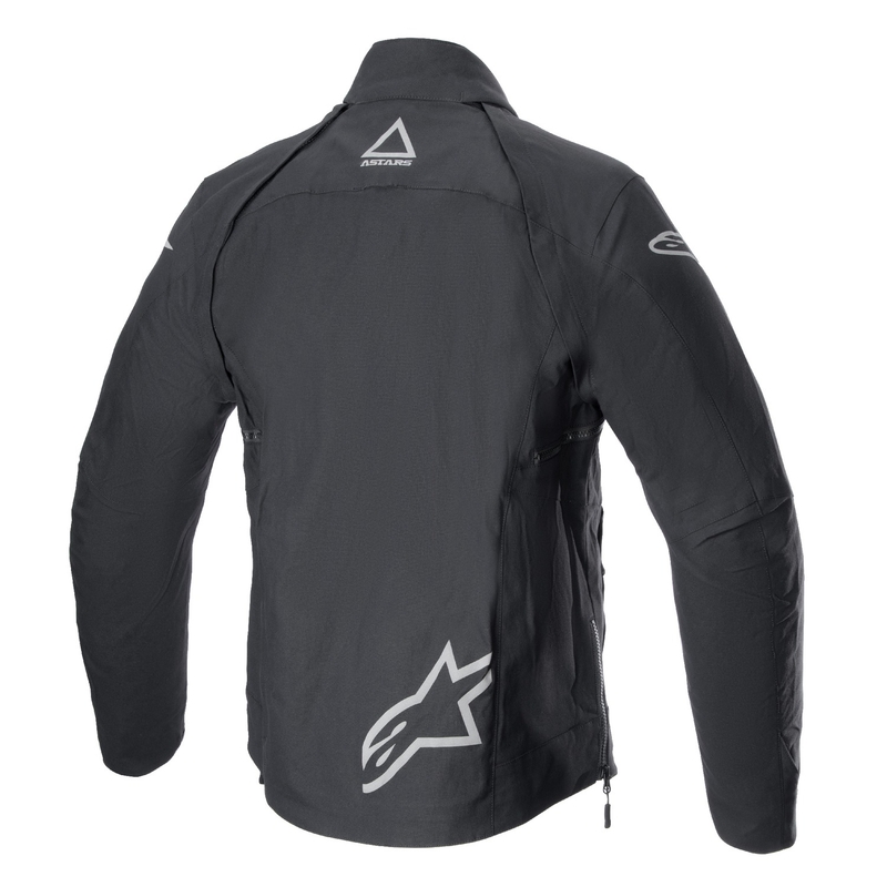 Chaqueta de moto Alpinestars Techdura negra reflectante