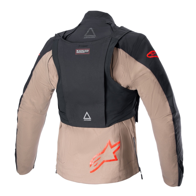Chaqueta de moto Alpinestars Techdura Negra y Marrón