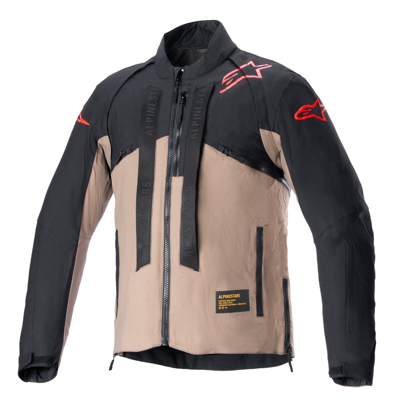 Chaqueta de moto Alpinestars Techdura Negra y Marrón
