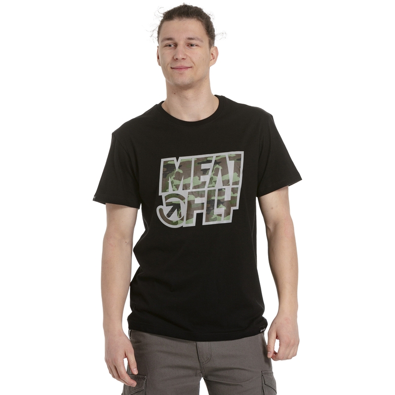 Camisa de hombre Meatfly Repash negra