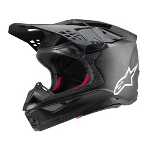 Casco de motocross Alpinestars Supertech S-M10 Fame carbono brillante/mate