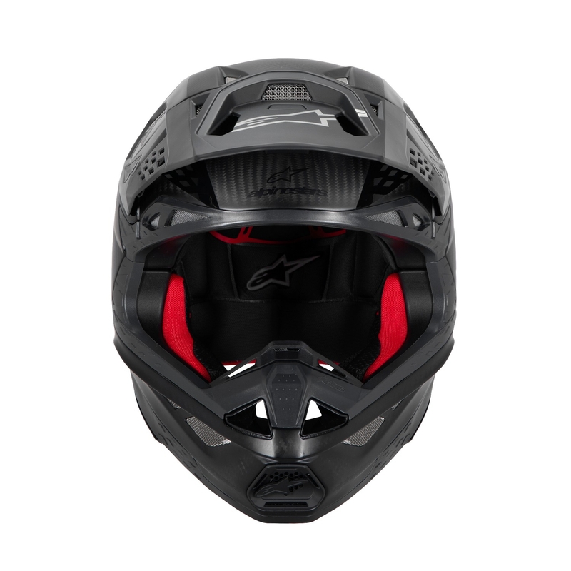 Casco de motocross Alpinestars Supertech S-M10 Fame carbono brillante/mate