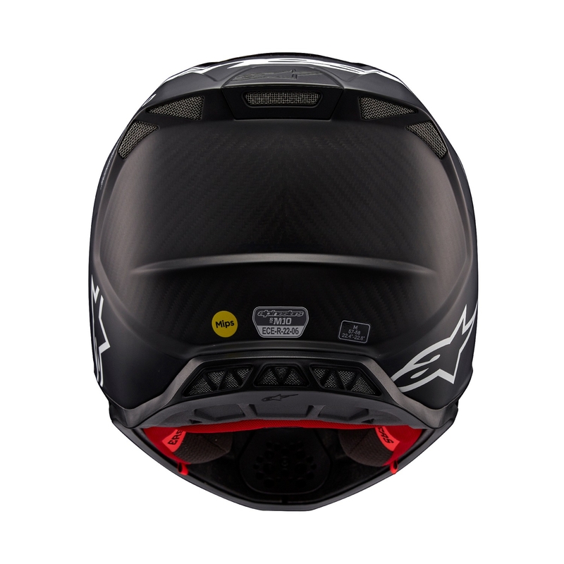 Casco de motocross Alpinestars Supertech S-M10 Flood negro-gris oscuro