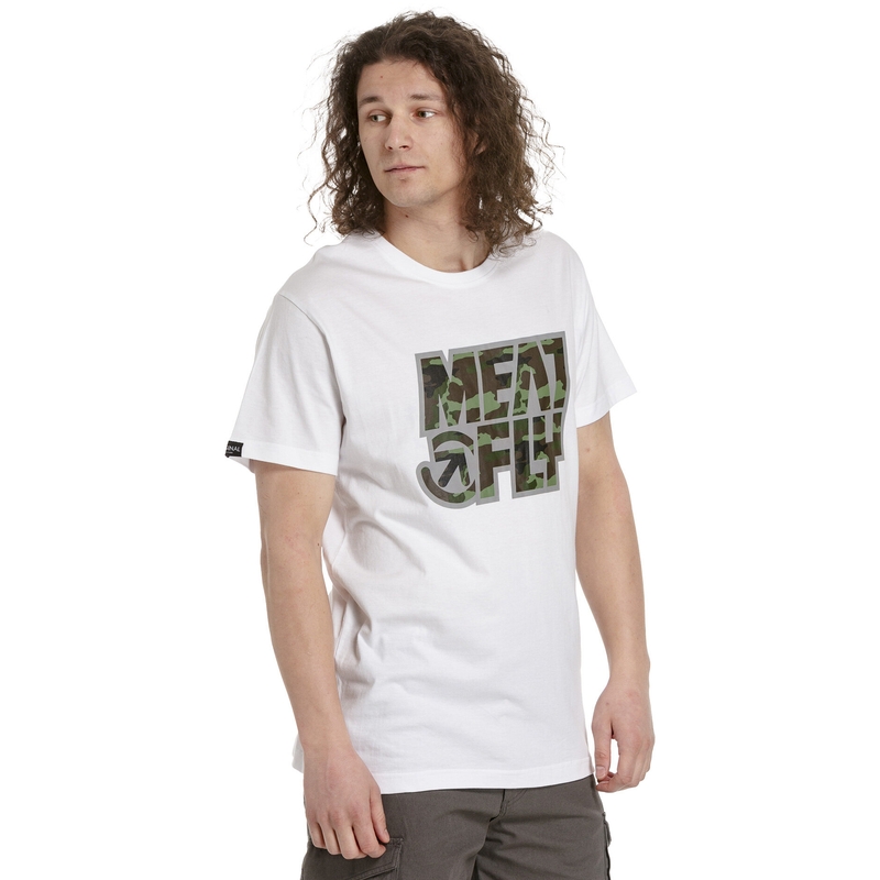 Camisa blanca Meatfly Repash de hombre