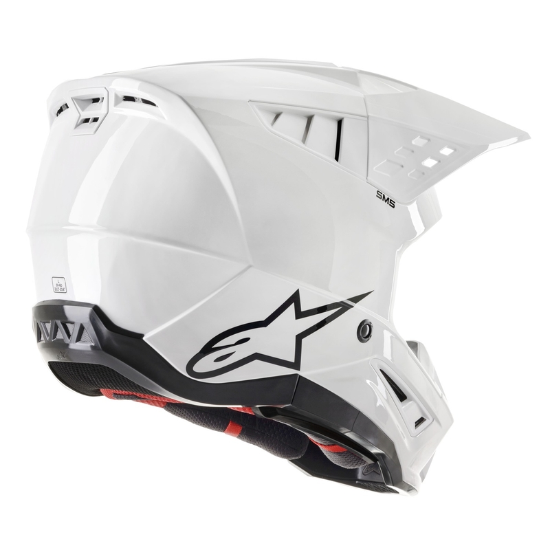 Casco Alpinestars S-M5 Solid Motocross Blanco