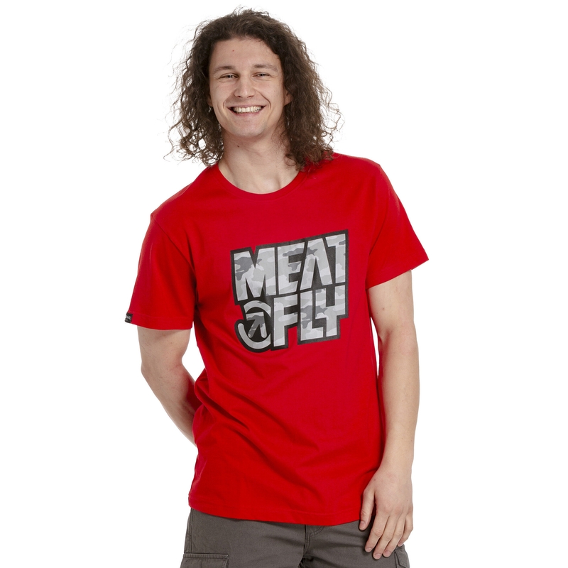 Camisa de hombre Meatfly Repash roja