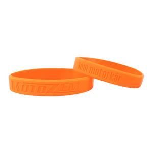 Pulsera MotoZem SK I am a biker naranja