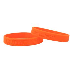 Pulsera MotoZem CZ I am a biker naranja